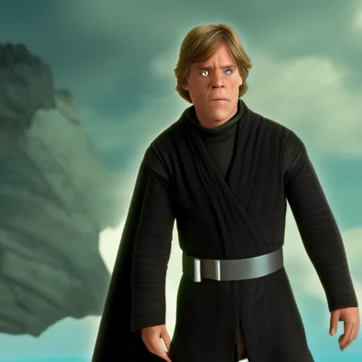 Image similar to Film still of Luke Skywalker, from Disney Pixar's Up (2009)