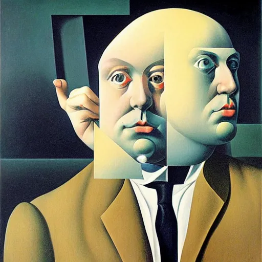 Image similar to figurative avant garde post - morden monumental dynamic portrait by magritte and hogarth, inspired by william blake and gaugin, illusion surreal art, highly conceptual figurative art, intricate detailed illustration, controversial poster art, polish poster art, geometrical drawings, no blur