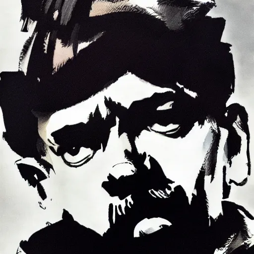 Image similar to Adolf Hitler by Yoji Shinkawa