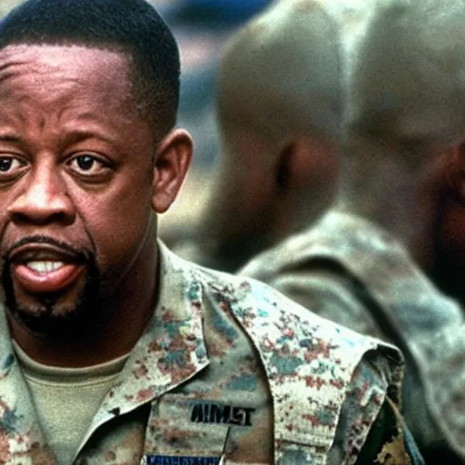 Image similar to martin lawrence as a marine in ALIENS