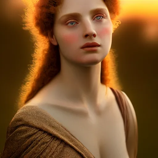 Prompt: photographic portrait of a stunningly beautiful renaissance roman female in soft dreamy light at sunset, contemporary fashion shoot, by edward robert hughes, annie leibovitz and steve mccurry, david lazar, jimmy nelsson, breathtaking, 8 k resolution, extremely detailed, beautiful, establishing shot, artistic, hyperrealistic, beautiful face, octane render