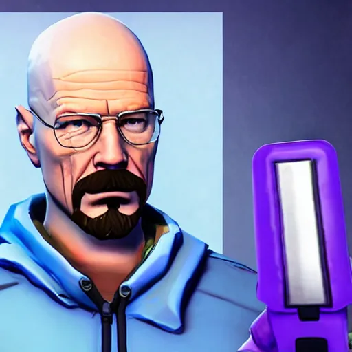 Image similar to walter white in fortnite