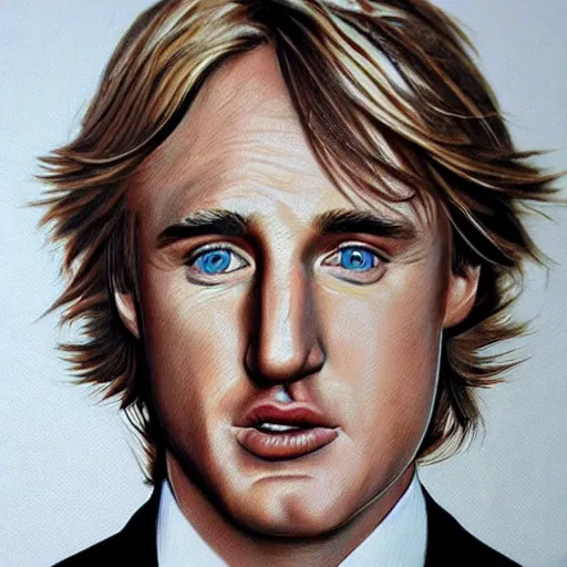 Image similar to owen wilson portrait, intricate, highly detailed, realistic