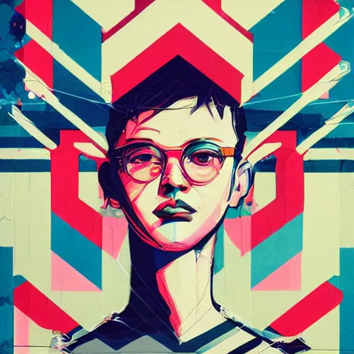 Image similar to Supreme x Adidas Profile Picture by Sachin Teng, asymmetrical, Organic Painting , Matte Painting, geometric shapes, hard edges, graffiti, street art,:2 by Sachin Teng:4