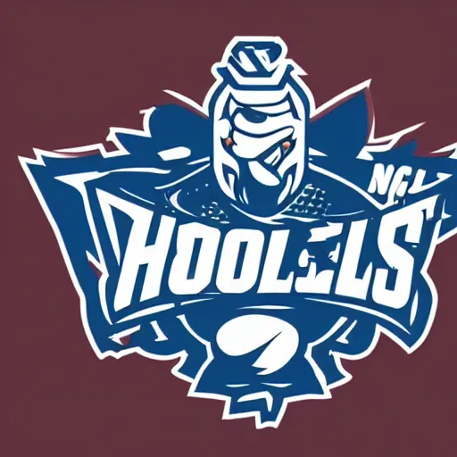 Prompt: logo of floorball team on nhl style. team is called honkers.