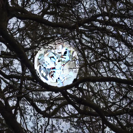 Image similar to moon on a tree