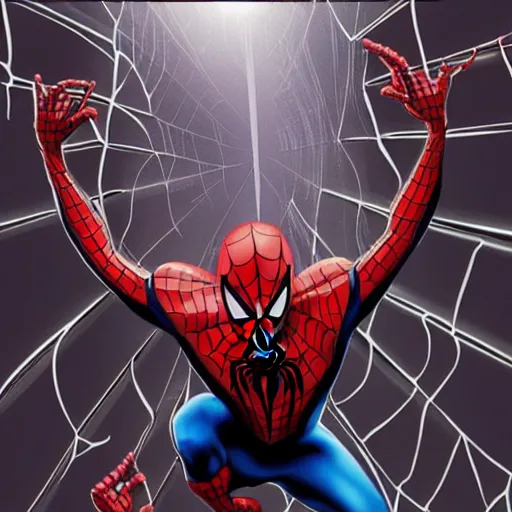 Image similar to spiderman