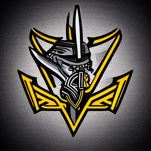 Prompt: nhl logo detailed vector vikings