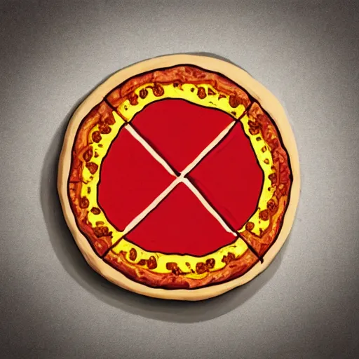 Image similar to Pizza logo for cannibals