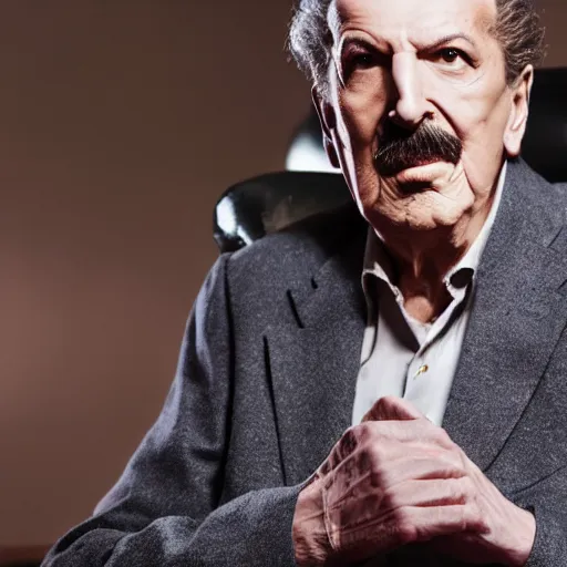 Image similar to dslr photo portrait still of vincent price in the new sci - fi movie, 8 5 mm, f 1. 8, 8 k,