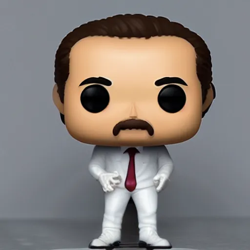 Image similar to a Funko Pop collectible of Silvio Berlusconi, no text