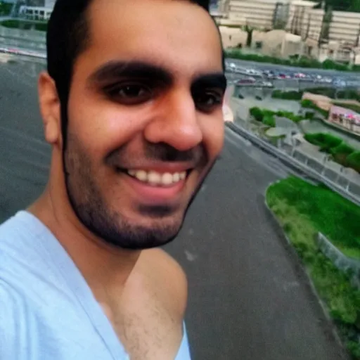 Prompt: selfie photo taken by emad