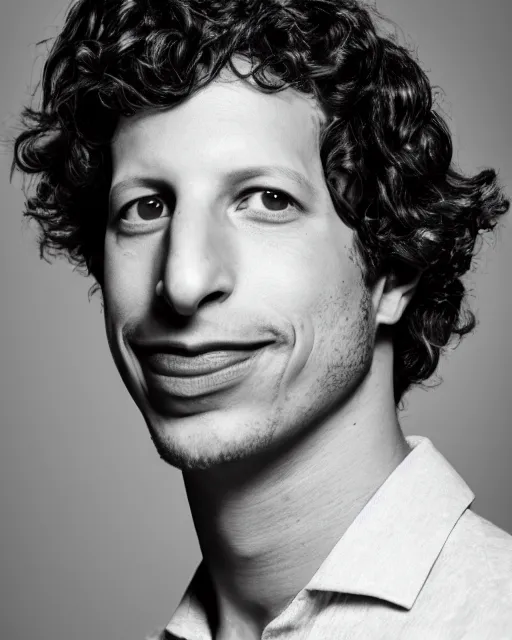 Image similar to A portrait of Andy Samberg, highly detailed, trending on artstation, bokeh, 90mm, f/1.4