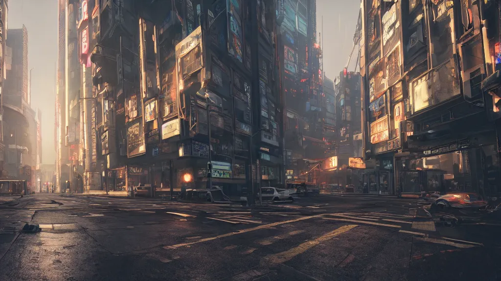 Image similar to cyberpunk london streets in 2 0 7 7, rendered in octane, rendered in corona, unreal engine 5, vray, the fifth element style by yuumei, bayard wu, wlop, tim white, ross tran, 4 k