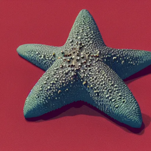 Image similar to a 3 d render of patrick star