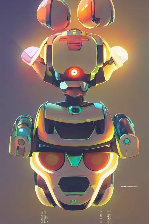 Image similar to metabots medabots medarotto medarot robot minimalist comics helmet mask neon cybereye, behance hd by jesper ejsing, by rhads, makoto shinkai and lois van baarle, ilya kuvshinov, rossdraws global illumination ray tracing hdr radiating a glowing aura