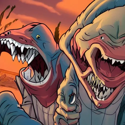 Prompt: Vampire Street Sharks