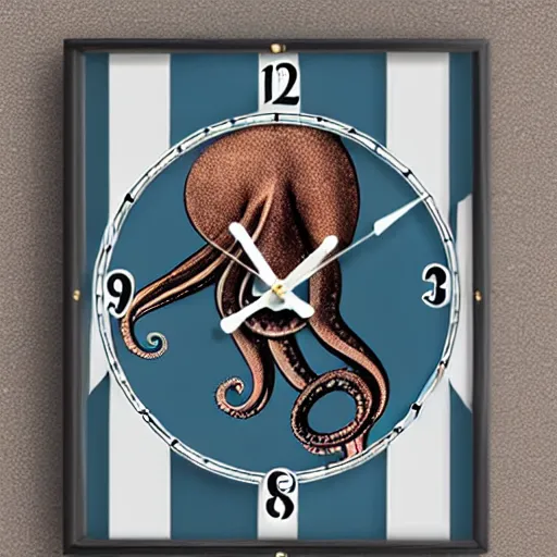 Image similar to octopus clock