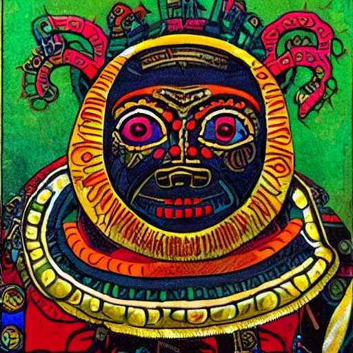 Image similar to portrait of xolotl