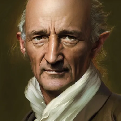 Image similar to John Locke with beautiful flowing long hair, detailed, centered, digital painting, artstation, concept art, donato giancola, Joseph Christian Leyendecker, WLOP, Boris Vallejo, Breathtaking, 8k resolution, extremely detailed, beautiful, establishing shot, artistic, hyperrealistic, beautiful face, octane render, cinematic lighting, dramatic lighting, masterpiece