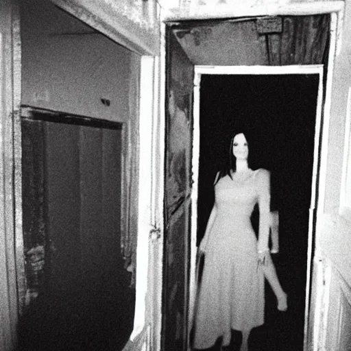 Prompt: Samara Morgan in the backrooms. Liminal. VHS found footage. Shaky, grainy.