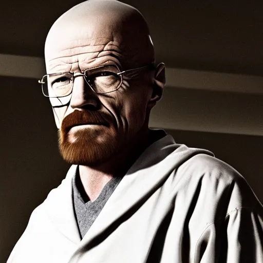 Prompt: Walter white played by Jesus Christ, 4k, realistic, film still