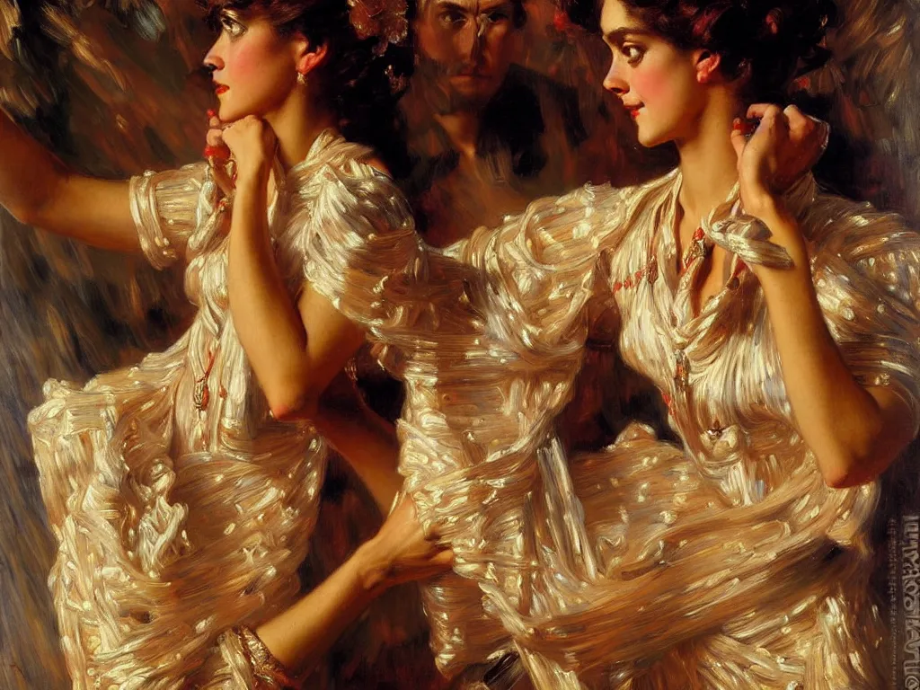 Image similar to highly detailed painting by gaston bussiere, j. c. leyendecker 8 k