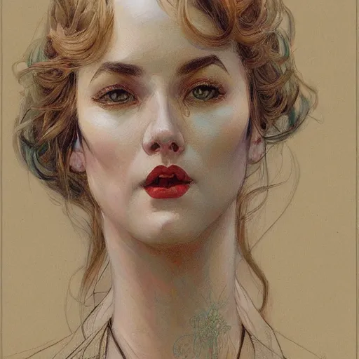 Image similar to a painting in the style of donato giancola, and in the style of charlie bowater, and in the style of charles dana gibson. symmetry, smooth, sharp focus, semi - realism.