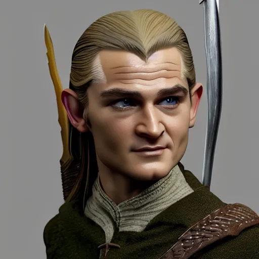 Image similar to legolas 1978 by bakshi, octane render, ue5, highly detailed, realistic, studio portrait