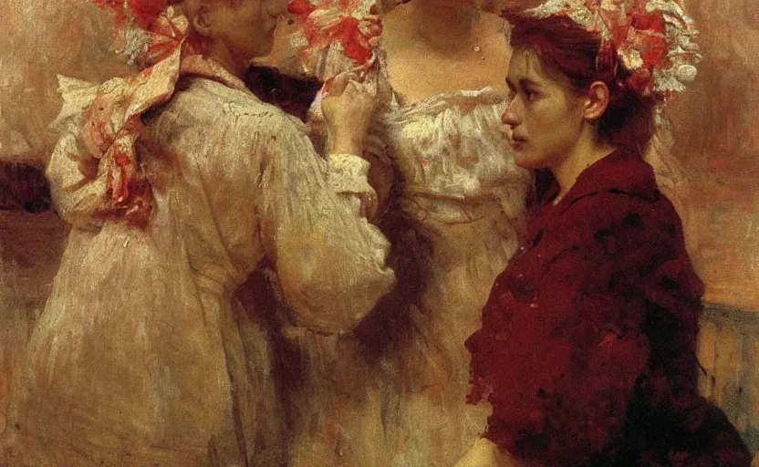 Image similar to high quality high detail painting by ilya repin, denied, hd