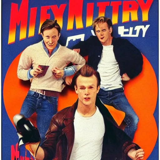 Image similar to a vintage McFly poster