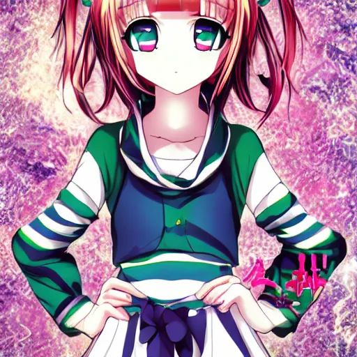 Image similar to manga cover anime girl