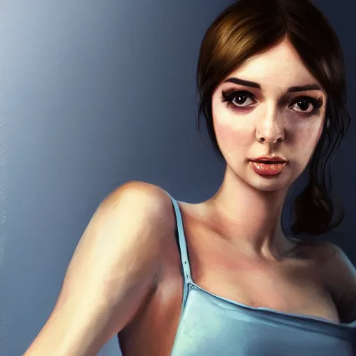 Image similar to andrew tate as a beautiful young woman, cute, trending on artstation, behance hd