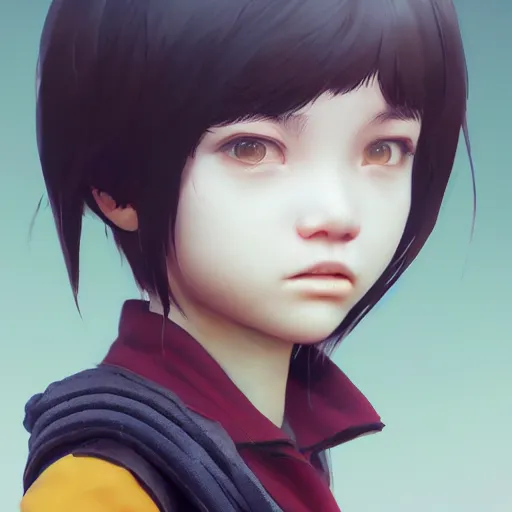 Prompt: worksafe. insanely detailed. by wlop, ilya kuvshinov, krenz cushart, greg rutkowski, pixiv. zbrush sculpt, octane, maya, houdini, vfx. close - up filipino schoolgirl. cinematic dramatic atmosphere, sharp focus, volumetric lighting.