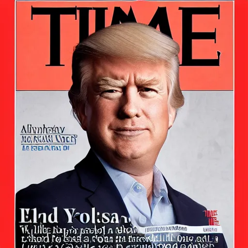 time magazine cover coming president election, 4 k Stable Diffusion