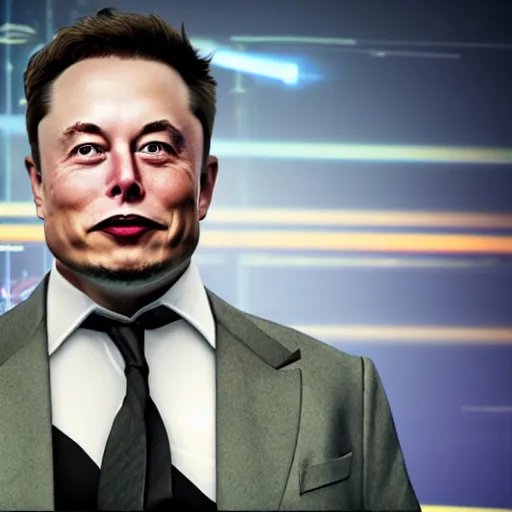 Prompt: Elon Musk as a video game character, npc, in-game photo