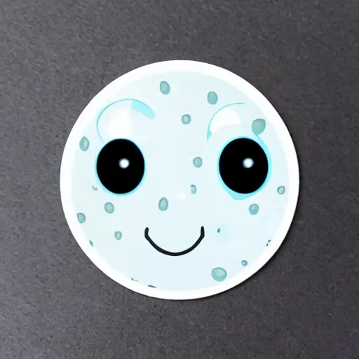 Prompt: cute mushroom with eyes sticker