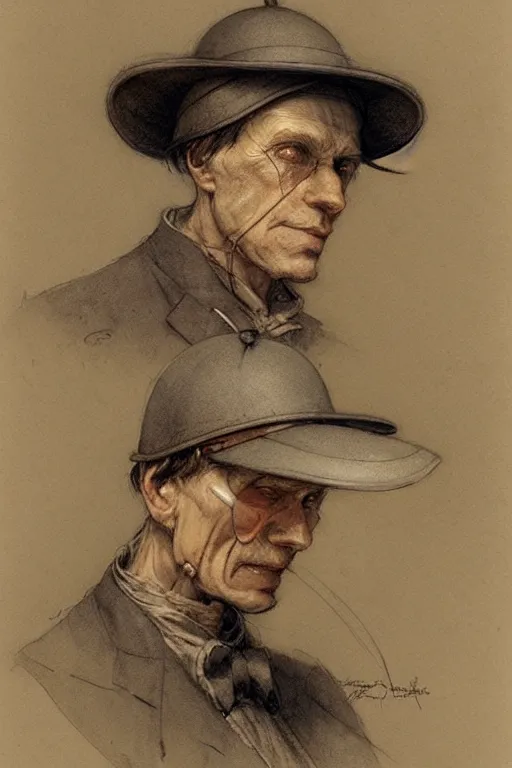 Prompt: ( ( ( ( ( gentle cyborg wearing hat ) ) ) ) ) by jean - baptiste monge!!!!!!!!!!!!!!!!!!!!!!!!!!!