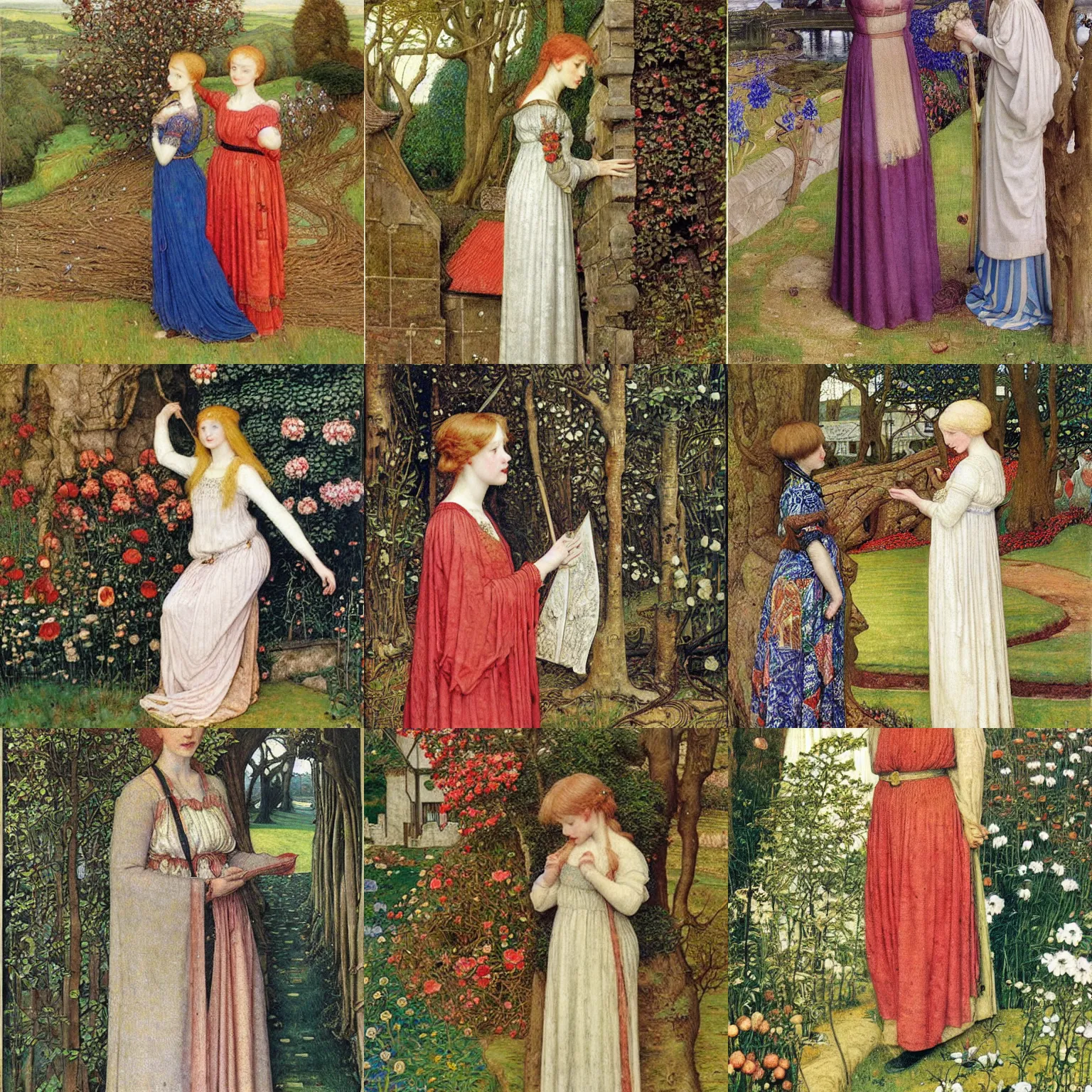 Prompt: artwork by eleanor fortescue - brickdale