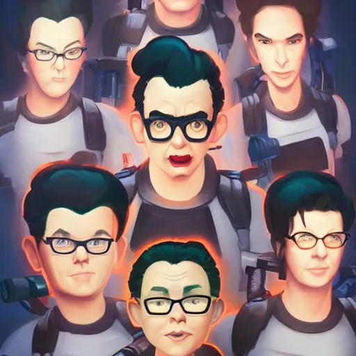 Image similar to face icon stylized minimalist ghostbusters, loftis, cory behance hd by jesper ejsing, by rhads, makoto shinkai and lois van baarle, ilya kuvshinov, rossdraws global illumination