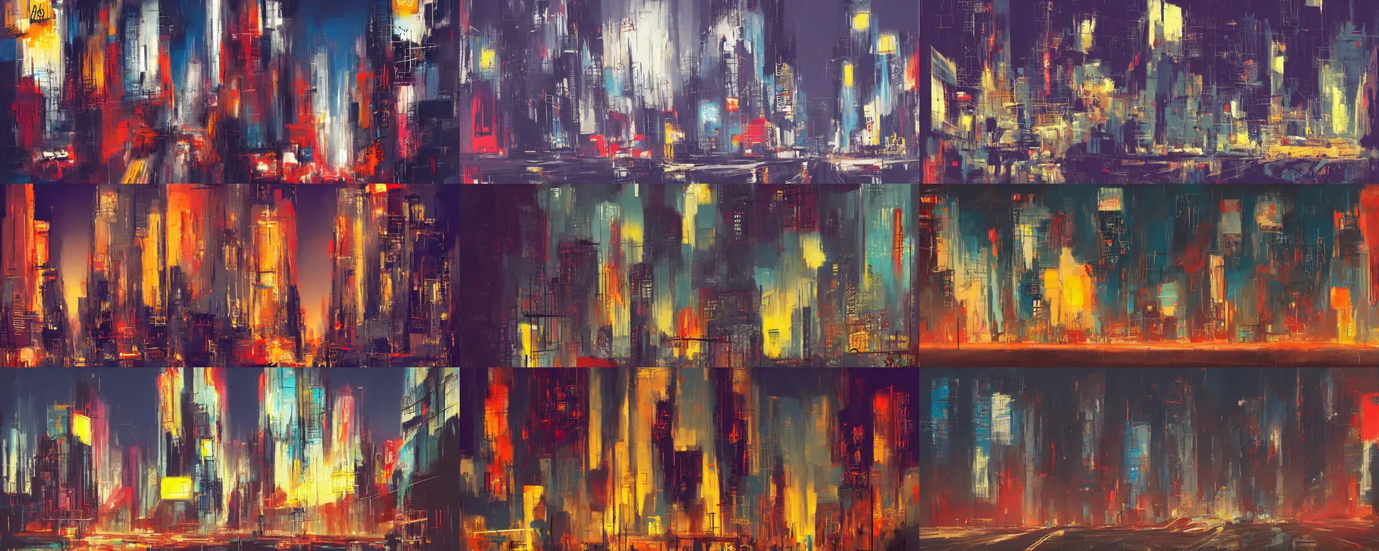 Prompt: night cityscape, by aboudia, jean - michel basquiat and genesis tramaine, trending on artstation, cgsociety, deviantart