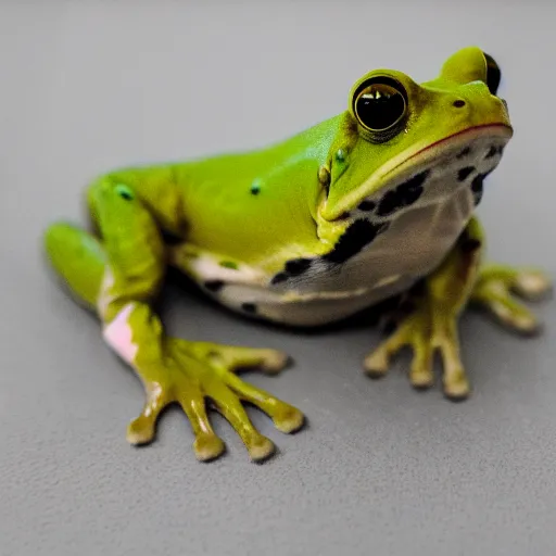 Prompt: a portrait photo of dog frog rabbit gecko, award winning photography, 5 0 mm