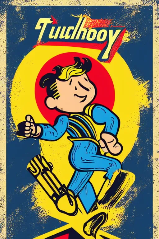 Image similar to fallout 7 6 retro futurist illustration art by butcher billy, sticker, colorful, illustration, highly detailed, simple, smooth and clean vector curves, no jagged lines, vector art, smooth andy warhol style