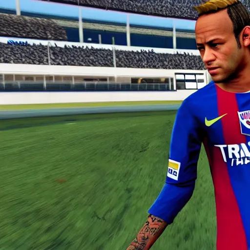 Image similar to character screenshot of neymar in grand theft auto, gta v