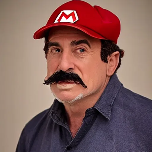 Image similar to john barilaro as mario