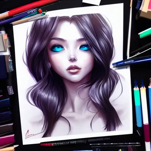 Image similar to Art made by Artgerm