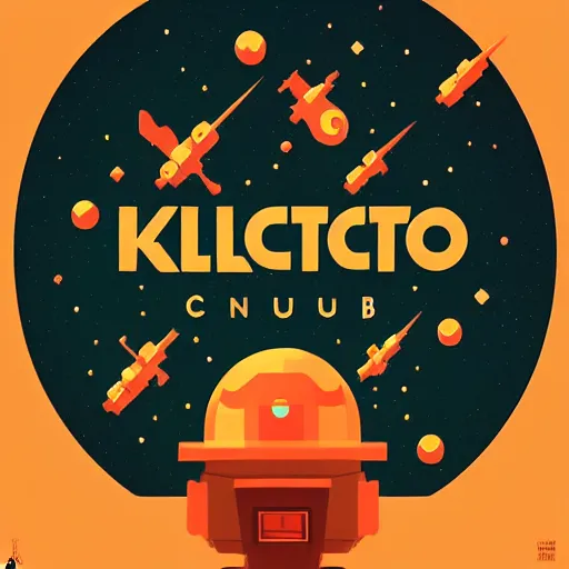 Image similar to minimalist logo icon for a comedy club spaceship, victo ngai, kilian eng, lois van baarle, behance, beeple, artstation