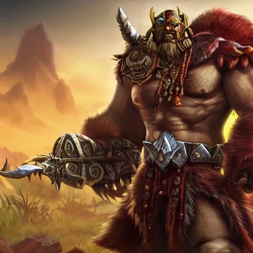 Prompt: epic world of warcraft orc warrior chief, extremely detailed, wow, cinematic