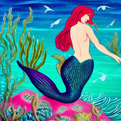 Image similar to a mermaid