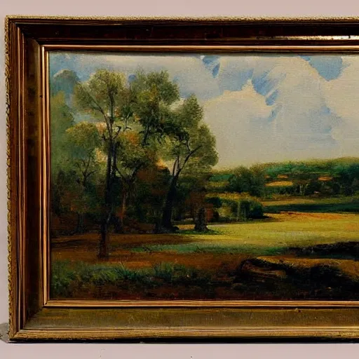 Image similar to a landscape painting by C. A. Henry.